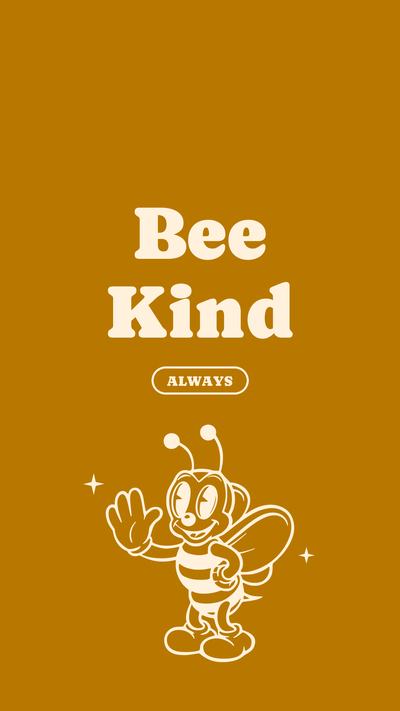 Bee Kind wallpaper