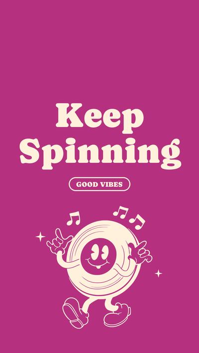 Keep Spinning wallpaper